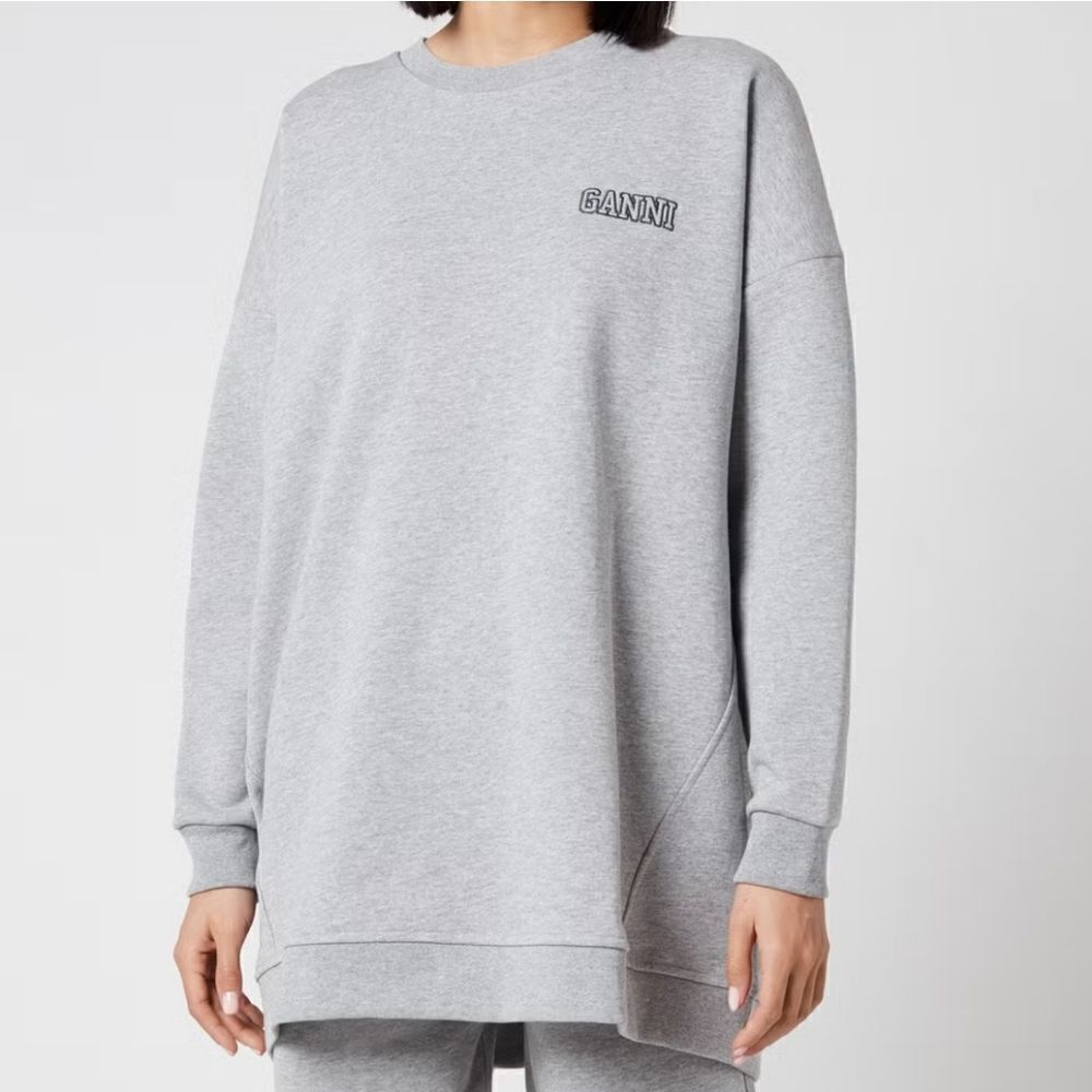 Ganni Isoli Gray Ovdrsized Sweater Size S/M